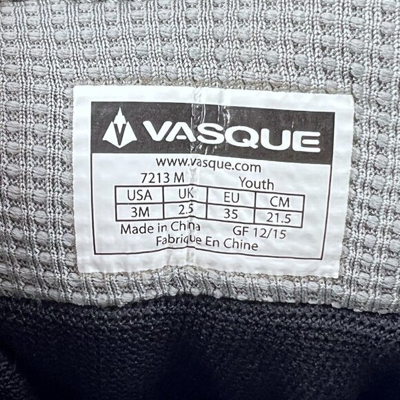 Vasque Unisex Kids Breeze WP 2.0 7213 Gray Lace Up Sneaker Shoes Size 3M - Picture 12 of 12